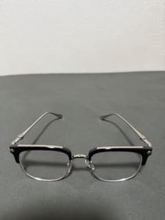 【CHROME HEARTS】クロムハーツ 伊達メガネ ブラック シルバー925 CHROME HEARTS】クロムハーツ 伊達メガネ ブラック シルバー925 - メルカリ