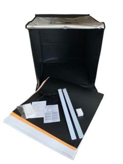 撮影ブース　LED照明付き　折りたたみ式　70cm x 70cm 3色付きのサムネイル