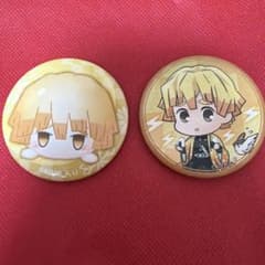 鬼滅の刃 我妻善逸 缶バッジ 2点セット - メルカリ