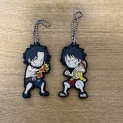 ワンピース ラバーキーホルダー エース ルフィーのサムネイル