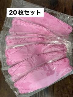 KF94 マスク 韓国　ピンク 20枚 個包装のサムネイル