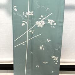 D455 夏着物　訪問着　手描き　花模様　絽　正絹　未使用極美品 D17 夏着物 訪問着 花模様 銀彩 絽 正絹 着物 極美品 - メルカリ