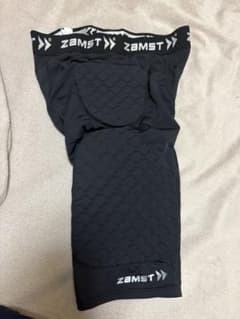 ZAMST パッド付きサポーター Mサイズ ブラックのサムネイル