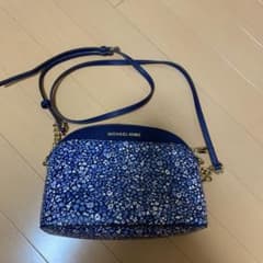 MICHAEL KORS マイケルコース　ショルダーバッグ　花柄　ブルーのサムネイル