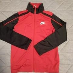 NIKE キッズ ジャージ ジャケット レッド ブラックのサムネイル
