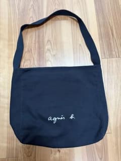 agnes b. アニエスベー キャンバス ショルダーバッグのサムネイル