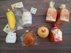 San-X Sumikkogurashi Rilakkuma Squeeze Mascot Bundle