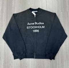 美品Acne Studios ダークグレー ジップアップジャケットのサムネイル
