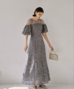 新品タグ付き】新品タグ付LE'RURE リルアー ドレスCotton race - メルカリ