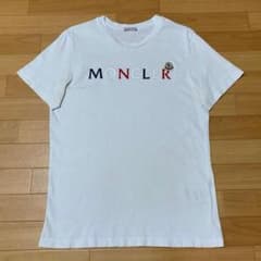 大人気☆ モンクレール 文字ロゴ S 白 Tシャツ 国内正規品 5S591 