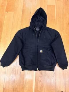 【USA製】【BLACK】Carhartt アクティブジャケット Mサイズのサムネイル