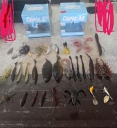 バス釣り引退セット2枚目以降もあります デラクー、ソウルシャッド、コイケなどですのサムネイル
