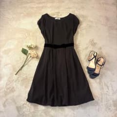 A245◾︎ Rene ルネ バルーンシルエットワンピース フレンチスリーブ