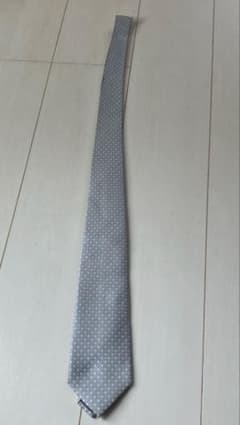 U.P renoma グレー ドット柄 ネクタイのサムネイル