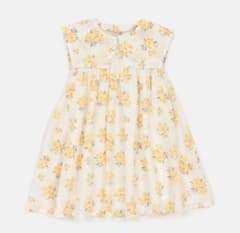 【新品未使用】petit main フローラルプリント ノースリーブワンピースのサムネイル