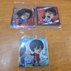 ブルーロック ウエハース シール 3枚セット（糸師凛・久遠・馬狼）のサムネイル