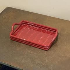 陶器製のビンテージトレイ イタリア