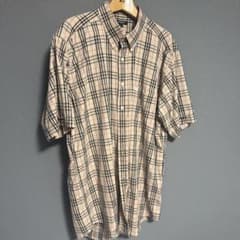 BURBERRY LONDON ノバチェック 半袖シャツ XL - メルカリ