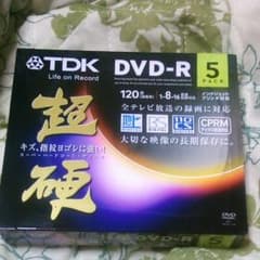 TDK 録画用DVD-R「超硬」シリーズ 5枚パックのサムネイル