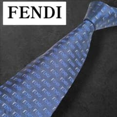 FENDI ネクタイ ズッカ ロゴグラム メンズ ビジネス スーツ あんしん