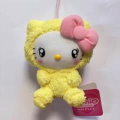 激レア☆タグ付き☆ハローキティ　パステルベビーぬいぐるみ　黄色　イエロー
