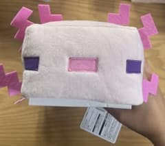 マインクラフトウーパールーパー　ティッシュカバーのサムネイル
