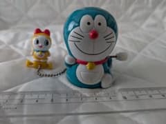 ドラえもん＆ドラミちゃん　ゼンマイ連結　レトロ