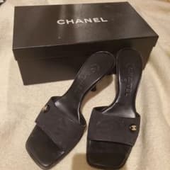 361/2CHANEL ニュートラベルライン ミュール サンダルのサムネイル