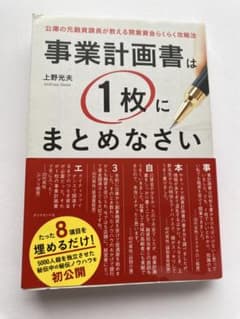 事業計画書は1枚にまとめなさいのサムネイル