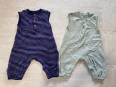 【値下げ❗️美品✨】UNIQLO、ノースリーブ、ショートオール、ロンパースのサムネイル