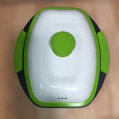 電子レンジ調理器具 グリーンとホワイトのサムネイル