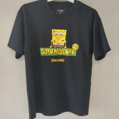 SPALDING スポンジボブ Tシャツ Lサイズ ブラックのサムネイル