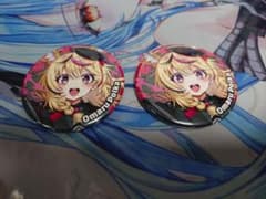 ホロライブ 尾丸ポルカ 缶バッジ 2個セットのサムネイル