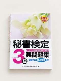 秘書検定3級 実問題集 2022年度版のサムネイル