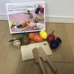 森の遊び道具シリーズ　いっしょにサクサク！おままごと　ベーシッククッキングセットのサムネイル