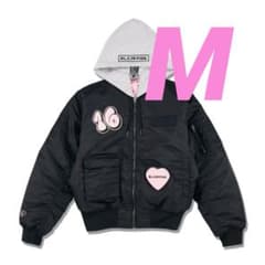 【Mサイズ】MA-1 DEADLINE BLACKPINK ダウンジャケット