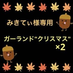みきてぃ様専用　ガーランド"クリスマス"×2点のサムネイル