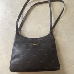 DONINI MICHELE ブラックレザーショルダーバッグのサムネイル