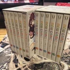 NEW GAME! 첫회 한정판 1기 2기 Blu-ray 세트 수납 BOX 첨부