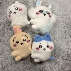 Chiikawa Clip Plush Toy Set of 4