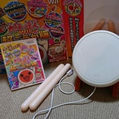 任天堂 Wii  太鼓の達人 超ごうか版  &  太鼓とバチのサムネイル