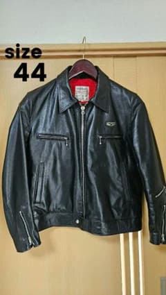 タイトフィット 黒 551T ドミネーター ルイスレザー 馬革 [ホースハイド] タイトフィットドミネーター LEATHERS：551T LEWIS サイズ44 ジャケット・アウター