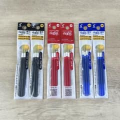フリクション替芯 （0.38mm） 3色セット（各色2セットずつ）のサムネイル