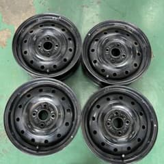 中古スチールホイール14X5.0 トヨタパッソ、bB純正4本セット JT