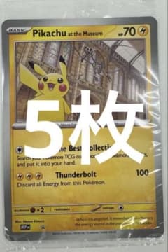 5枚 イギリスロンドン自然史博物館ピカチュウPikachu at the - メルカリ