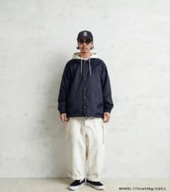 WAIPER INC COACH JACKET NAVY Lのサムネイル