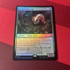 MTG アナグマモグラの仔/Badgermole Cub 英語版 Foil - メルカリ