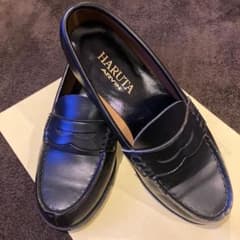 HARUTA ハルタ ローファー　黒のサムネイル