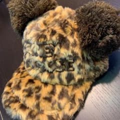 ディズニー ミッキー 帽子 キャップ ヒョウ柄のサムネイル
