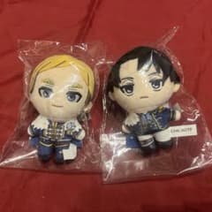 進撃の巨人 エスクリ エルヴィン リヴァイ ぬいぐるみ キーホルダー